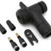 Topeak Tubeless Tire Tools|Tubeless Accessories|TurboFlow Valve Combo w/ RapidHead Pump Head (Black)