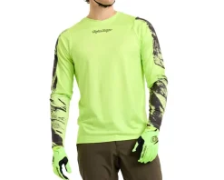 Troy Lee Designs Clothing Sale|Jerseys|Skyline Chill Long Sleeve Jersey (Glo Yellow) (S)