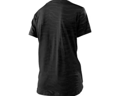 Troy Lee Designs Clothing Sale|Women'S|Women's Lilium Short Sleeve Jersey (Black) (Tiger Jacquard) (S)