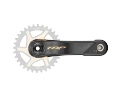 TRP Cranksets & Parts|CK-9050 EVO Carbon Crankset (Black/Gold) (CINCH) (30mm Spindle) (165mm) (12 Speed)
