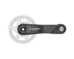 TRP Cranksets & Parts|CK-9050 EVO Carbon Crankset (Black/Silver) (CINCH) (30mm Spindle) (165mm) (12 Speed)