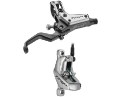 TRP Brakes|DHR EVO Pro Disc Brake & Lever (Grey) (HD-M9040) (4-Piston) (Right) (Hydraulic) (Post Mount)