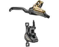 TRP Brakes|EVO X Disc Brake & Lever (Gold) (HD-M9020) (2-Piston) (Right) (Hydraulic) (Post Mount)