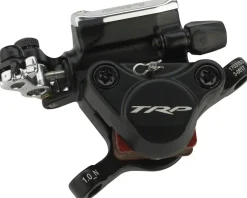 TRP Brakes|HY/RD Cable Actuated Hydraulic Disc Brake Caliper (Black/Silver) (Mechanical) (Front or Rear) (Post Mount)