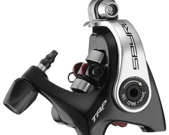 TRP Brakes|Spyre Disc Brake Caliper (Black/Silver) (Mechanical) (Front or Rear) (Flat Mount)