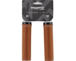 TRUVATIV Grips & Handlebar Tape|Descendant Lock-On Grips (Gum) (133mm)