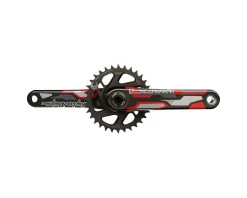 TRUVATIV Cranksets & Parts|Descendant Troy Lee Designs CoLab Carbon Crankset (Red) (12 Speed) (175mm) (32T)