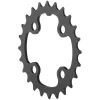 TRUVATIV Chainrings & Accessories|Trushift Aluminum Chainrings (Black) (3 x 8-11 Speed) (Inner) (24T) (104/64mm BCD)