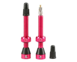 Tubolight Tubeless Tire Tools|Tubeless Accessories|Tubeless Valves (Pink) (Presta) (Insert Compatible) (50mm)