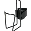 Two Fish Bottle Cages & Mounts|QuickCage Large Water Bottle Cage (Vinyl Coated Black) (24oz)