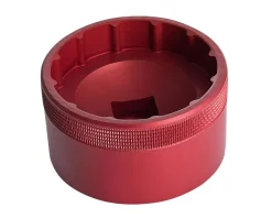 Unior Bottom Brackets & Parts|Tools|1671 BSA30 Aluminum Bottom Bracket Socket Tool (Red) (12 Notches) (1/2" Drive)