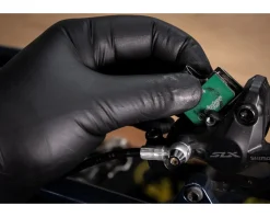 Unior Cleaning Supplies|Industrial Strength Nitrile Mechanic Gloves (Black) (S)