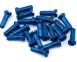 USA Brand Wheels & Parts|14g Alloy Nipples (Blue) (Bag of 20)