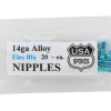 USA Brand Wheels & Parts|14g Alloy Nipples (Electric Blue) (Bag of 20)
