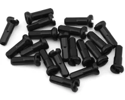 USA Brand Wheels & Parts|14g Brass Nipples (Black) (Bag of 20)