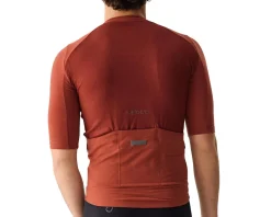 Velocio Jerseys|Summer Essentials|Merino LUXE Short Sleeve Jersey (Smoked Paprika) (S)