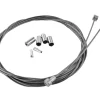 Velo Orange Brakes|Cables & Housing|Metallic Braid Brake Cable Kit (Silver) (Road & Mountain) (1000/2000mm) (w/ Housing)