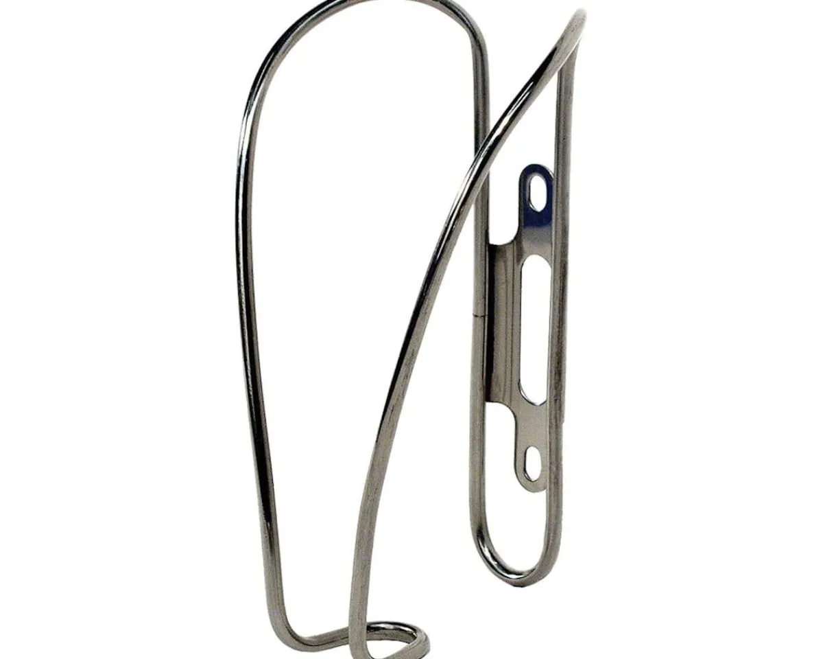 Velo Orange Bottle Cages & Mounts|Moderniste Stainless Water Bottle Cage (Polished)