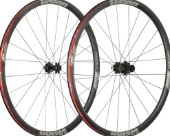 Vision Wheels & Parts|Team 35 Wheelset (Black) (Centerlock) (Shimano HG 11/12) (700c) (12 x 100/142mm) (Tubeless)