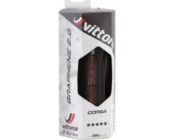 Vittoria Tires|Corsa Competition Road Tire (Black) (700c) (32mm) (Folding) (Graphene 2.0)