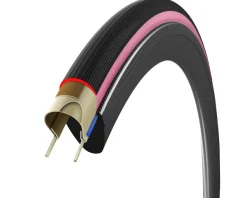 Vittoria Tires|Corsa PRO Limited Edition Tubeless Road Tire (Black/Pink) (700c) (30mm) (Cotton-Tech/Race Formulation)