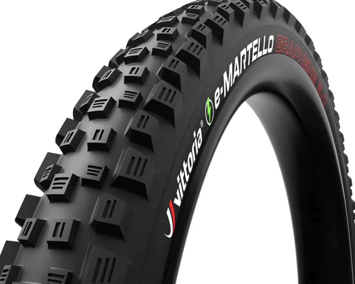 Vittoria Tires|E-Martello Enduro Tubeless E-Bike Mountain Tire (Black) (29") (2.6") (Graphene 2.0/2PLY)