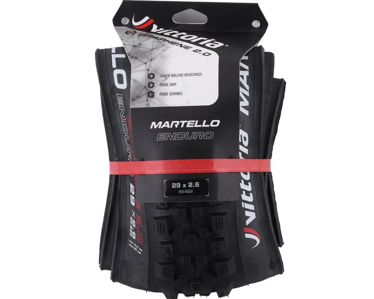 Vittoria Tires|Martello Enduro Tubeless Mountain Tire (Black) (29") (2.6") (Graphene 2.0 4C/Enduro)