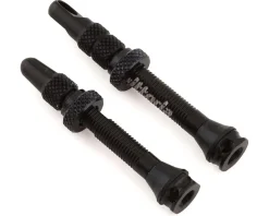 Vittoria Tubeless Tire Tools|Tubeless Accessories|Multiway Tubeless Valves (Black) (Pair) (40mm)