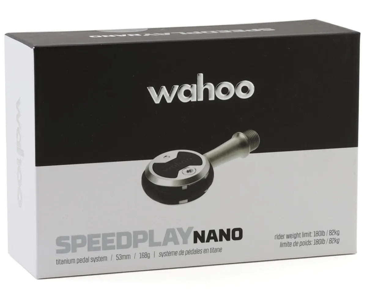 Wahoo Fitness Pedals & Cleats|Speedplay Nano Titanium Road Pedals (Black)