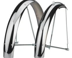 Wald Racks, Fenders, & Trailers|Balloon Fender Set (Chrome) (Fits 26 x 2.125)