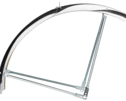 Wald Racks, Fenders, & Trailers|Balloon Fender Set (Chrome) (Fits 26 x 2.125)