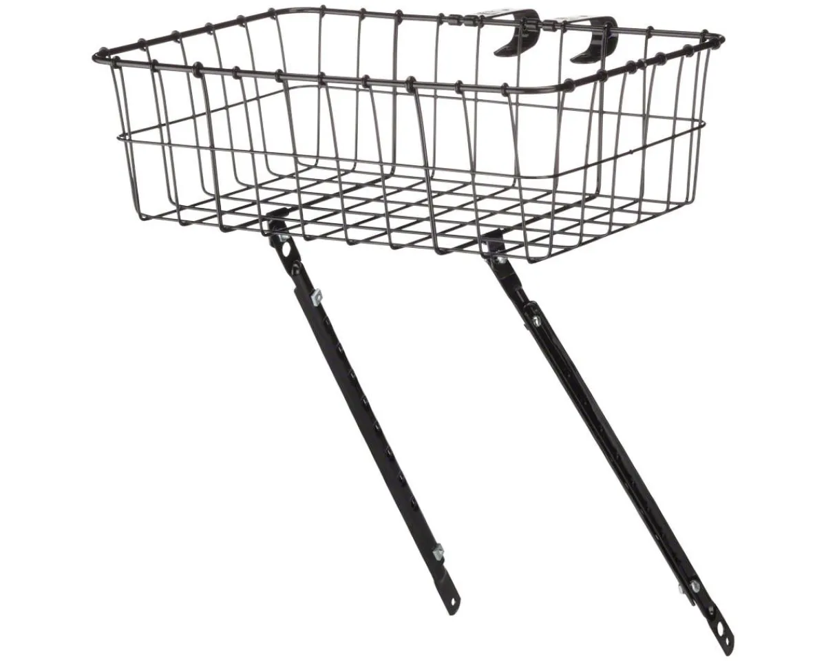 Wald Racks, Fenders, & Trailers|1372 Bolt-On Front Basket (Gloss Black)