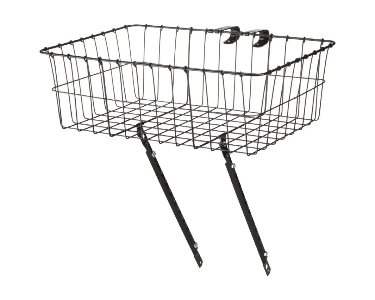 Wald Racks, Fenders, & Trailers|1392 Front Basket (Gloss Black) (Large)