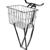 Wald Racks, Fenders, & Trailers|198 Front Basket w/ Adjustable Leg (Gloss Black)