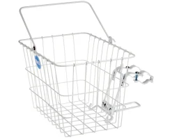 Wald Racks, Fenders, & Trailers|3114 Front Quick Release Basket w/ Bolt-On Mount (White)