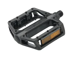 Wellgo Pedals & Cleats|B087 Platform Pedals (Black) (Aluminum) (Molded Pins) (9/16") (Standard)
