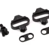 Wellgo Shoes|Pedals & Cleats|Clipless Cleats for SPD Style Pedals (Black) (98A) (4°)