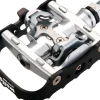 Wellgo Pedals & Cleats|WPD-95B Pedals (Black/Silver) (Dual-Purpose)