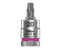 Wera Tools|8767 A HF Torx Bit Socket (1/4" Socket) (T20)