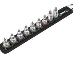 Wera Tools|Belt B 3 Torx HF Zyklop Bit Socket Set With Holding Function (3/8" Drive) (9 Pieces)