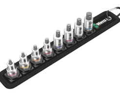 Wera Tools|Belt B 2 Zyklop In-Hex-Plus Bit Socket Set With Holding Function (3/8" Drive) (8 Pieces)