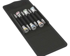 Wera Tools|8767 B Torx HF 1 Zyklop Bit Socket Set With Holding Function (3/8" Drive)