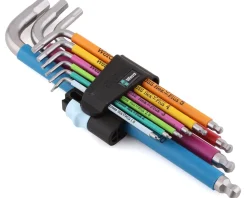 Wera Tools|Holiday Shopping|3950/9 Hex-Plus Multicolor L-Key Wrench Set (Metric) (Stainless)