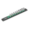 Wera Tools|1/4" Magnetic Socket Rail A 4 Socket Set