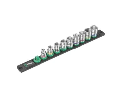 Wera Tools|3/8" Magnetic Socket Rail B 4 Socket Set