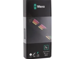 Wera Tools|Holiday Shopping|Multicolor Hex & Torx L-Key Wrench Bicycle Set (Metric)