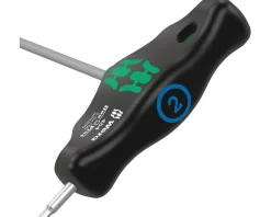 Wera Tools|454 T-Handle Hexagon Screwdriver (Hex-Plus) (100mm) (2mm)