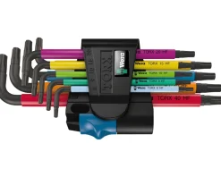 Wera Tools|967/9 TX HF Multicolor L-Key Wrench Set (Torx)
