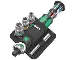 Wera Tools|8009 Zyklop Ratchet Pocket Set 2 (18 Pieces)