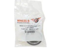 Wheels Manufacturing Bearings|Bottom Brackets & Parts|Angular Contact Bottom Bracket Bearing & Clip Kit (BB30) (30mm Spindle)